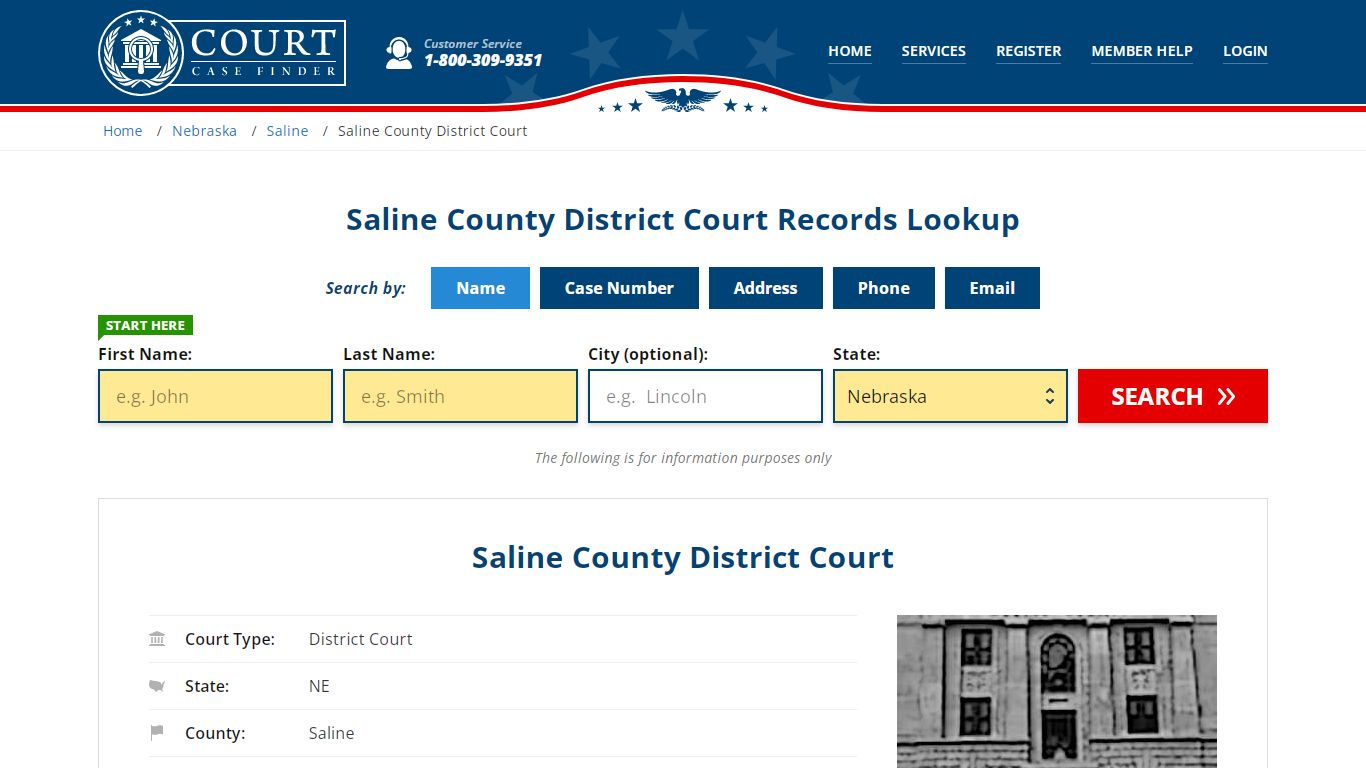 Saline County District Court Records Lookup